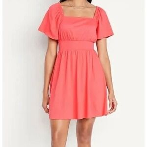 Old Navy Coral Pink Mini Dress 
TAG HAS SINCE BEEN REMOVED